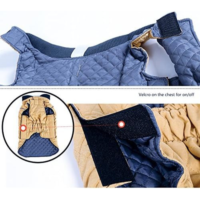 Зимовий теплий одяг для собак - куртка, жилетка, 7 розмірів для маленьких, середніх, великих та гігантських собак, вітронепроникний костюм, одяг для домашніх тварин (M, ЗЕЛЕНИЙ)