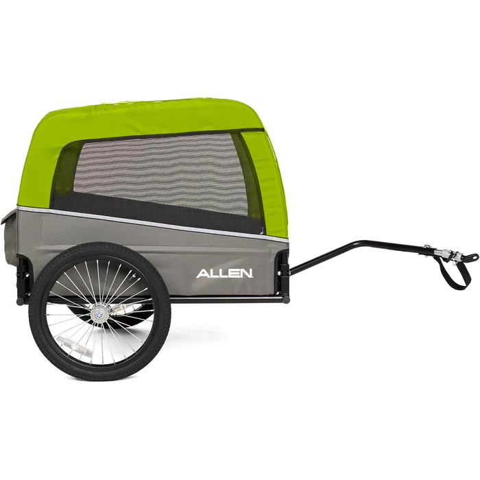 Причіп для велосипеда для собак, розмір M, зелений