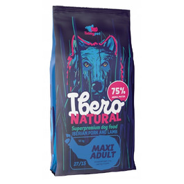 Сухий корм для великих собак Ibero Natural Dog Maxi Adult (ягня та свинина), 12 кг