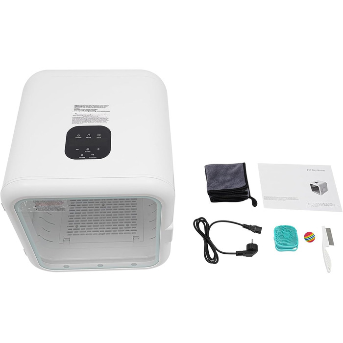 Автоматична сушарка-бокс для котів та собак 800W, інтелектуальна сушарка для тварин з контролем температури (22-45°C), 62Л, 360° обдув