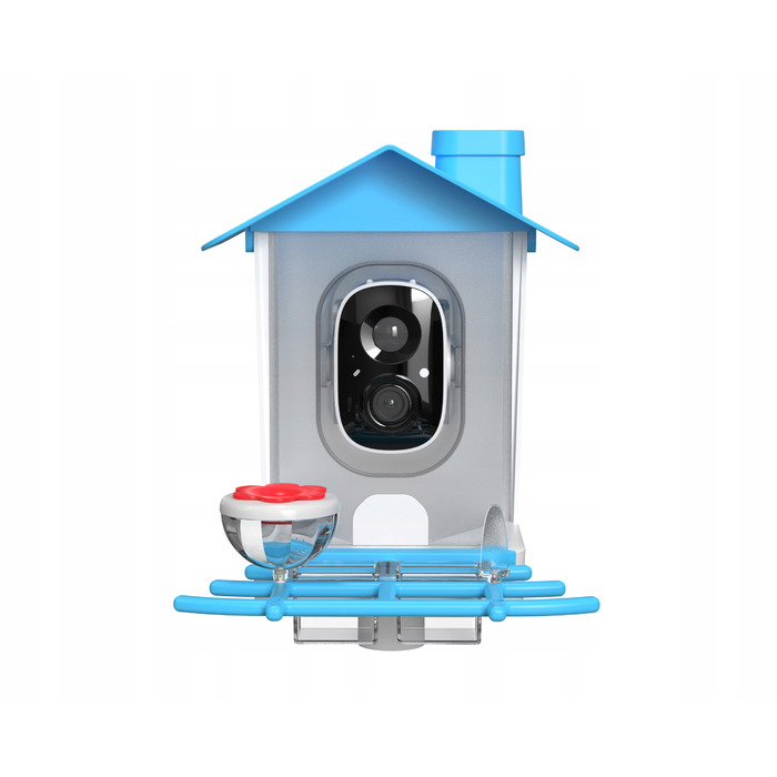 RobiCam BirdNest Vision – інтелектуальна годівничка для птахів із сонячною панеллю та Full HD камерою
