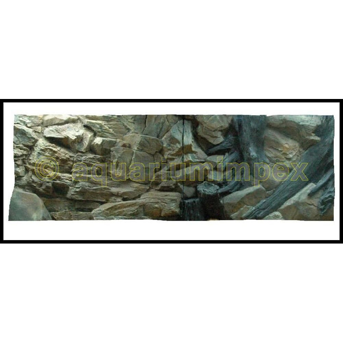 3D фонове оформлення для акваріума 150x50 см Root, 2 частини