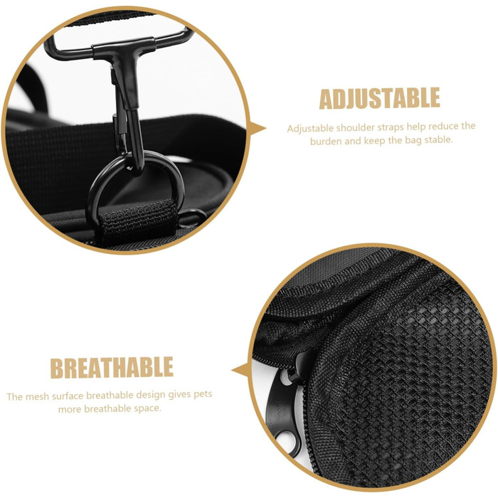 Транспортна сумка для котів Milisten, складана переноска для цуценят та дрібних тварин, дихаюча переноска для собак, аксесуари для тварин