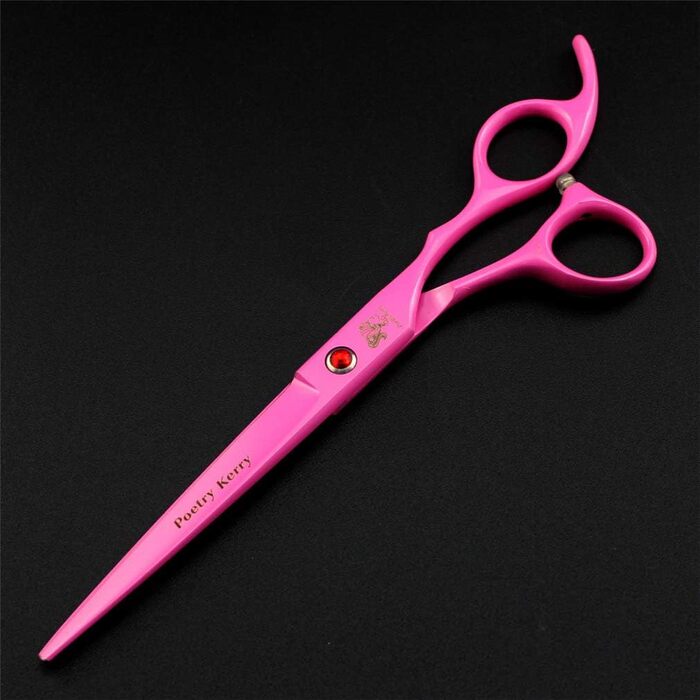 Набір професійних ножиць для грумінгу тварин: прямі, фінішні та вигнуті. З нержавіючої сталі. 4 шт.