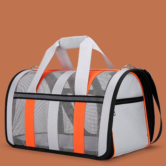 Складана переносна сумка-транспортер для собак середніх порід | З міцної сітчастої тканини, з вентиляцією