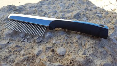 Професійний гребінець Resco для собак, котів та інших тварин з антистатичним покриттям, обертається, для розплутування та видалення ковтунів