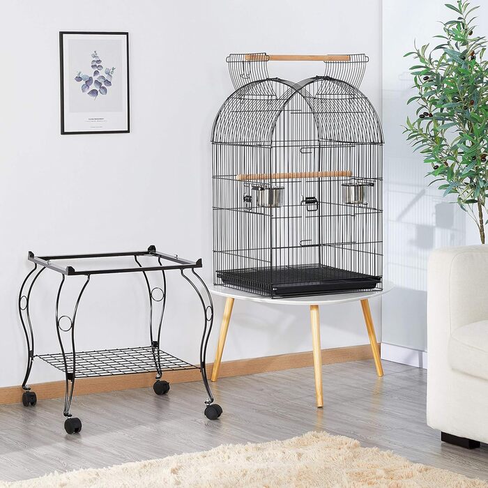 Клітка для птахів Yaheetech 59x59x150 см для корел, канарок, амадин
