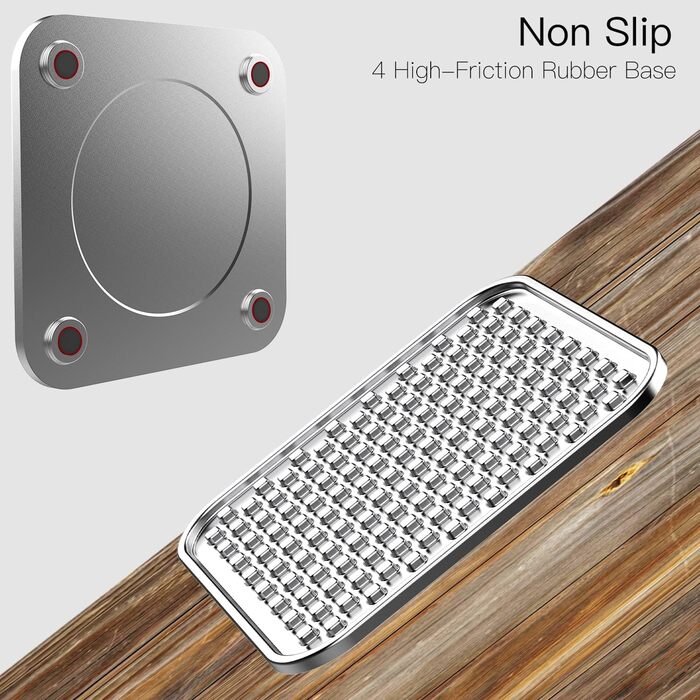 Лежак-лежанка для собак Schleckmatte з нержавіючої сталі 304, антиковзаюча, протиковзаюча, для собак та котів, запобігає ковтання, міцна та довговічна, знімає тривогу та нудьгу, придатна для миття в посудомийній машині (1 шт.)