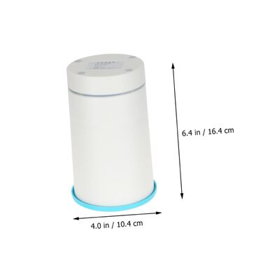 Машина для миття лап тварин Healeved USB, силікон, ротаційна мийка лап для собак і котів, блакитно-білий, 16.4*10.4*2.3 см