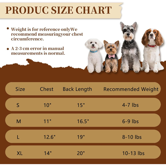 Теплий вітронепроникний пуховик для собак, фліс, вага 3,2–4,5 кг, розмір S, довжина спини 27,9–33 см