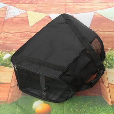 Транспортна сумка для собак та котів Kisangel Mesh L - дихаюча переноска для подорожей та активного відпочинку