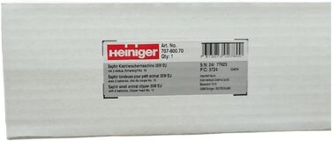 HEINIGER Saphir машинка для стрижки волосся, бездротова, синя