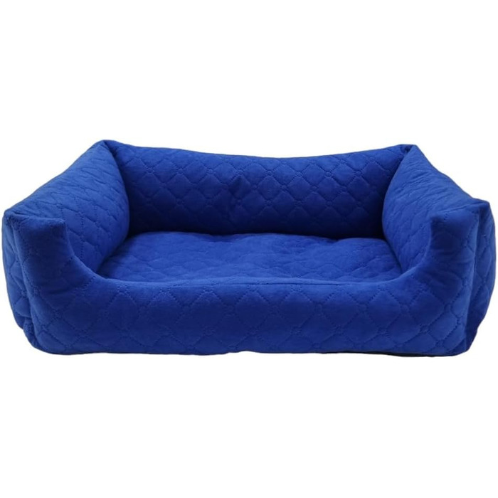 Ліжко для собак та котів Odolplusz, зелений, середній (70x60 см) | М'яке ліжко-корзина з бортиками