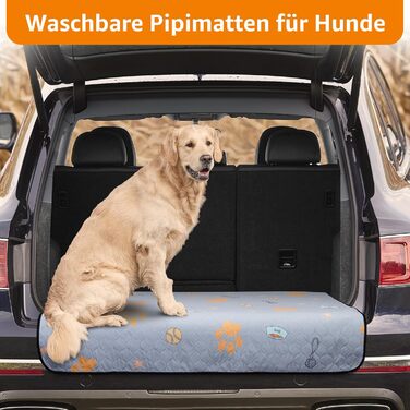 Багаторазові підкладки для цуценят, 2 шт. - супер впитываючі пелюшки для собак, нековзні тренувальні килимки для диванів, вольєрів або автокрісел, 76x81 см (2 шт.)