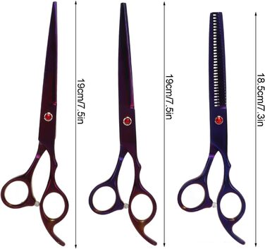 Професійний набір ножиць для грумінгу собак, інструмент для догляду за тваринами, для собак, котів та інших тварин