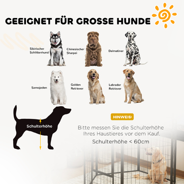 PawHut Puppy Playнеж 6-сторонній Щенячий біг з 6 сітчастими пластинами Двері Гнучкий складний захисний брезент Вільний вигул Вольєр для собак висотою 100 см Щенячі ворота для собаки Кішка Манеж для приміщень на вулиці | Аосом