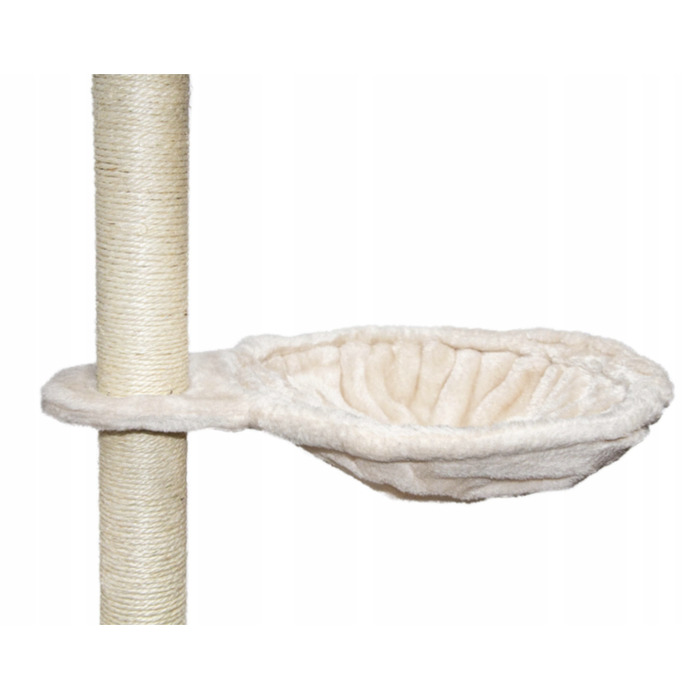 Високий когтеточка-комплекс із лежаком та стовпчиком для кігтів, вежа Pet HOBBY 101 — 160 см