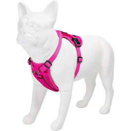 Шлея для собак Best Pet Supplies Voyager Freestyle 4-в-1, регульована, знімна підкладка, для малих і великих порід, червона, XS
