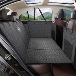 Накидка для собак у машину EULANT, захист заднього сидіння, водовідштовхувальна, антиковзаюча, міцна, чорна