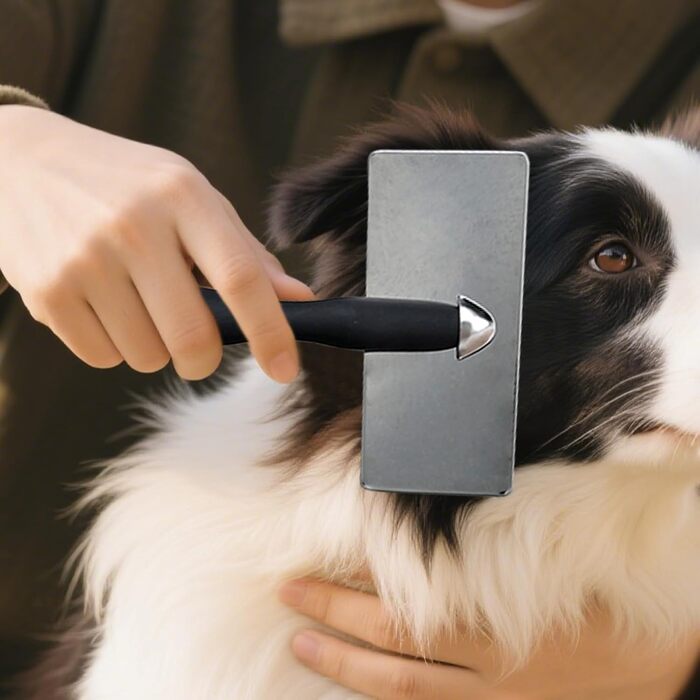 Щітка для собак від линяння, видалення підшерстя - інструмент для видалення шерсті для довгошерстих та короткошерстих собак