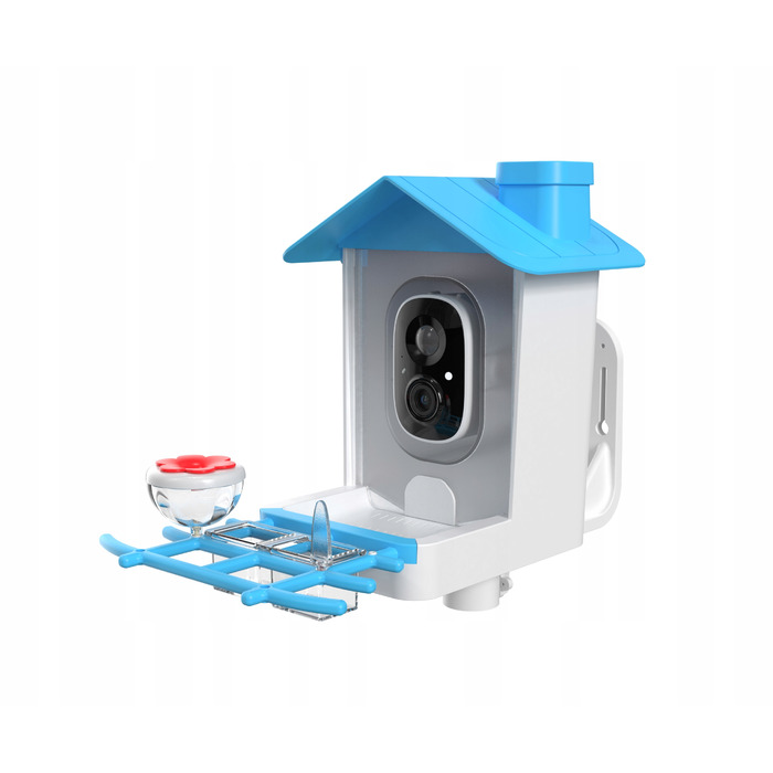 RobiCam BirdNest Vision – інтелектуальна годівничка для птахів із сонячною панеллю та Full HD камерою