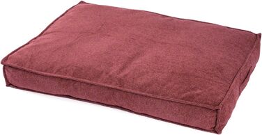Ортопедична подушка для собак JAMAXX Premium, 65x50 см, теракотова, з м'яким наповнювачем Visco та знімним чохлом з елітного шенілового текстилю, прана