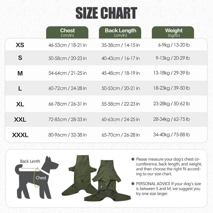 Теплий зимовий одяг для собак LIANZIMAU: флісовий теплий костюм з ніжками для малих, середніх та великих собак, зелений, розмір M