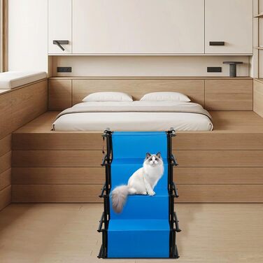 Сходинки для собак, пандус для великих та маленьких собак, сходинки для дому, м'яка сходинка для дому, на диван або ліжко, неслизькі, витримує до 50 кг