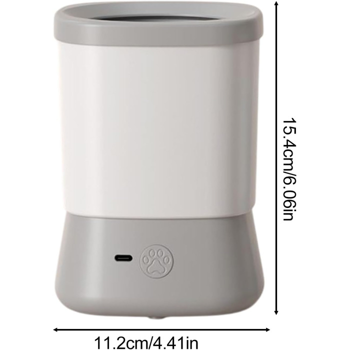 Портативний очищувач лап для собак | 2-ступеневий набір для догляду за лапами | Для подорожей, дому, після прогулянки, на природі, кемпінгу