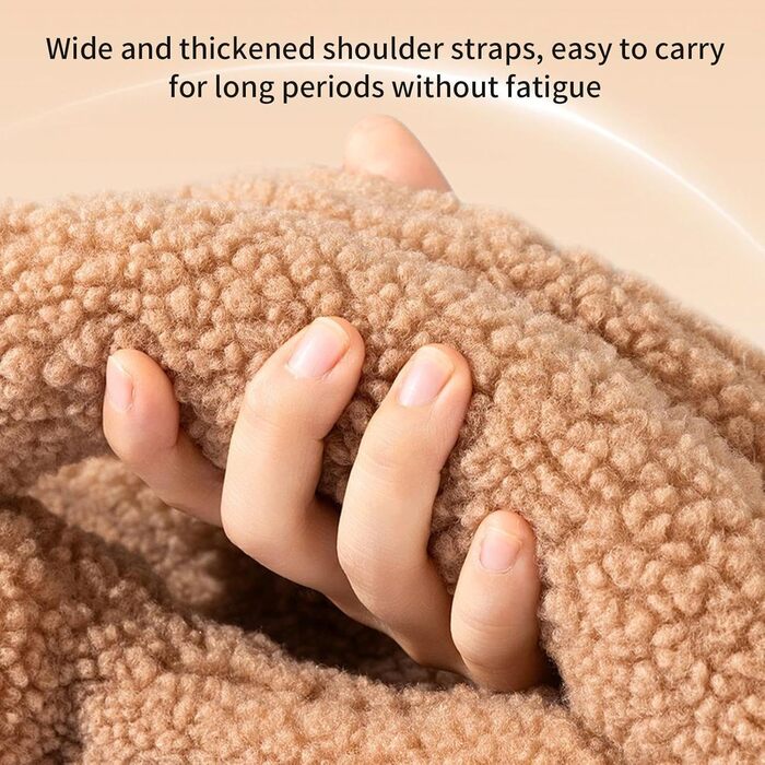 Транспортна сумка для котів та собак | Водонепроникна, м'яка переноска | З безпечним кріпленням на ремені | Для маленьких та середніх порід | Колір: коричневий