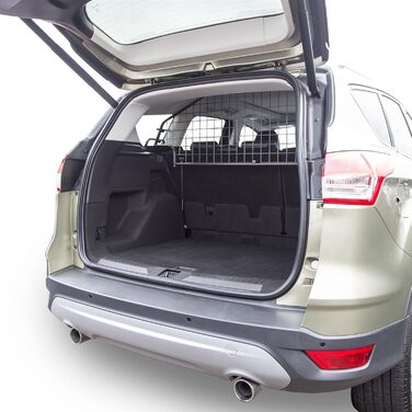 Сталевий захисний бар'єр для багажника Travall для Ford Kuga (2013-2019), Escape (2012-2019) – автомобільна перегородка для домашніх тварин, вантажу, індивідуальна, міцна
