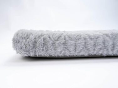 TrendPet VitaBed Style - Ортопедичне ліжко для собак, штучна шкіра, м'яка внутрішня частина (60x50 см, сірий)