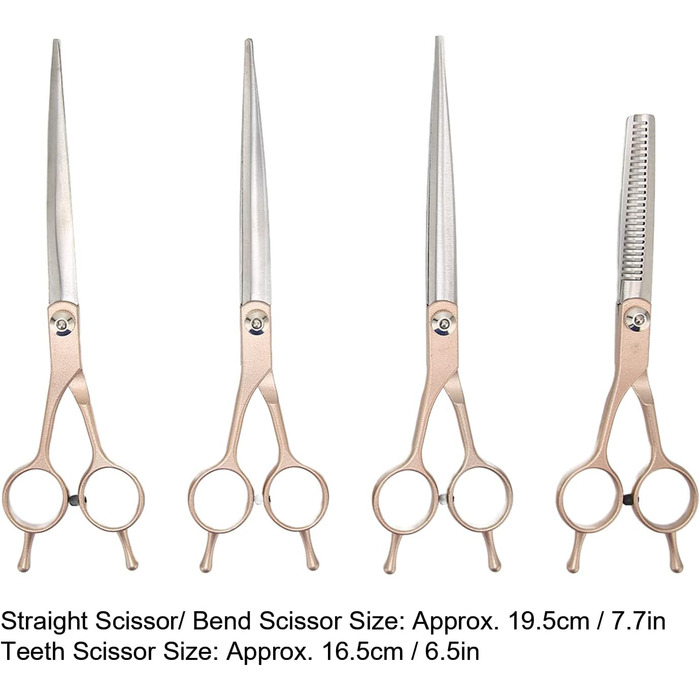 Набір для догляду за собаками: гребінець, тример, ножиці для собак, котів, кроликів, хом'яків. 17,8 см