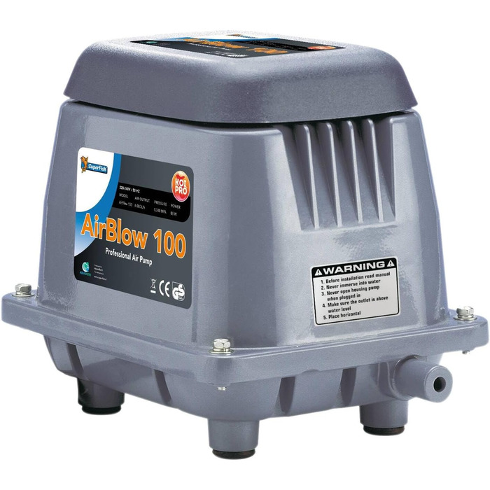 Аератор для ставка Superfish Koi Air Blow 50, компресор для коропів, модель 672200/3293