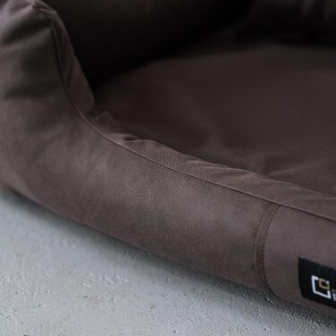 Ортопедичне ліжко для собак Puffi Orto, велике, середнє, маленьке - подушка для собак, килимок для собак з поліестеру - водонепроникне, зносостійке, знеболююче (4XL+|180x130см, Коричневий)