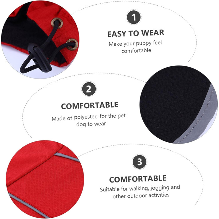 Водонепроникний дощовик для собак BESPORTBLE - надійний захист від дощу та осінньої негоди