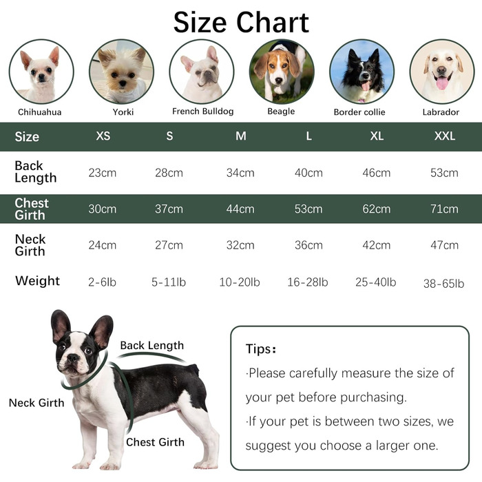 Теплий зимовий пуловер для собак великих порід L, зелений. Пуловер з ворітцем-горловиною, машинного в'язання, для Французького бульдога, Шнауцера, Мальтезе, Бішон Фрізе, Бостон-тер'єра. Легко прати.