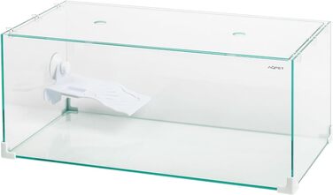 AQPET тераріум для водних черепах із скла з кришкою та островом, 50 см, 27 л