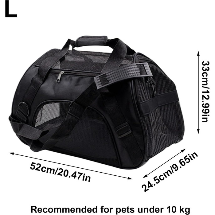 Транспортна переноска для собак та котів, складна, з регульованими ременями, переноска для котів