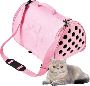 Трансформер-переноска для котів, рожева, L - зручна переноска для подорожей, ветеринара, міста та кемпінгу