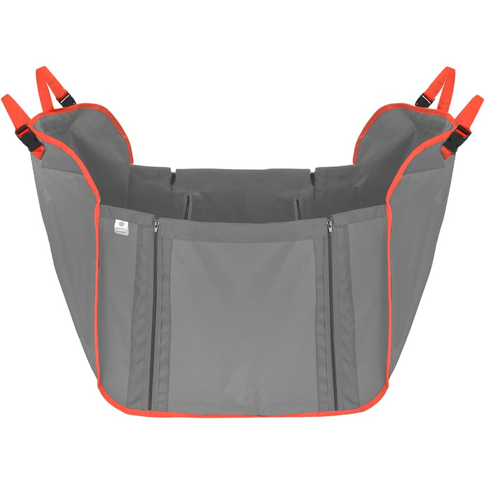 Накидка на сидіння автомобіля для собак, середніх та маленьких порід, цуценят – водовідштовхувальна, неслизька та стійка до подряпин. Захист заднього сидіння від бруду, плям та вологи (сіра)