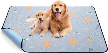 Багаторазові пелюшки для цуценят, 2 шт. супер вбираючі пелюшки PIPI для собак, неслизькі тренувальні пелюшки для собак для диванів, вольєрів або автокрісел 76x81 см (2 шт.) (168x125 см (1 шт.))