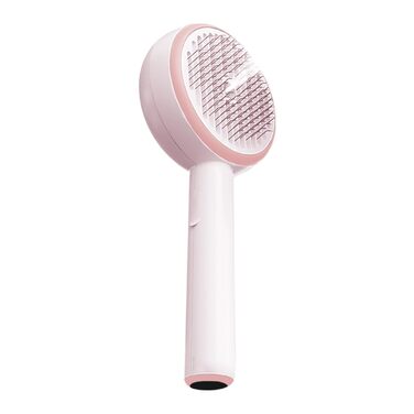 Щітка для догляду за котами з водою, для довгошерстих котів, рожева