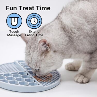 Килимок для лизання домашніх тварин з присосками та кришкою від банки для собак та котів, харчовий силікон, повільне годування, інтелектуальна іграшка-головоломка, килимок для ласощів, неслизький, для заспокоєння та розваги, персиковий (пісочний)