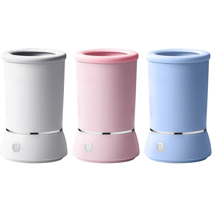 Електричний очищувач лап для домашніх тварин: автоматичний мийний набір з акумулятором, м'яка силіконова щітка для собак та котів. Білий