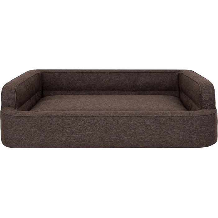 Ліжко для собак та котів, знімний чохол, корзина, подушка, лежанка, софа для собак, XXL 117x79 см, коричневий