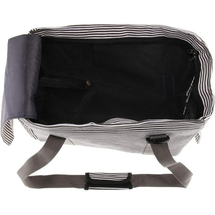 Транспортна сумка для тварин: переноска для собак та котів, сумка для подорожей (сіра)