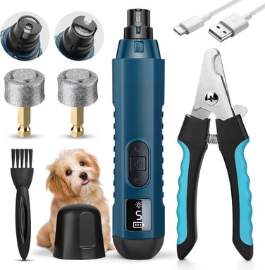 Точилка для кігтів собак та котів з LED-підсвічуванням, 5 ступенів, для великих, середніх та малих порід