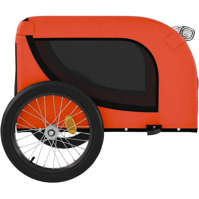 Навіс для собак Robuster, Oxford-тканина, ПВХ-вікно, вантажопідйомність до 45 кг, оранжево-чорний, модель 94005