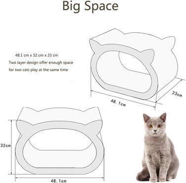 Дряпка для котів Petcheer з котячою м'ятою, меблі для відпочинку котів
